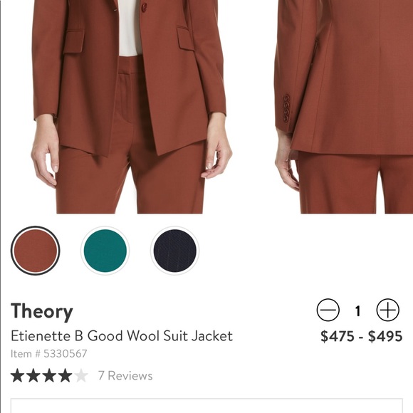 Theory suit jacket blazer - Picture 2 of 2